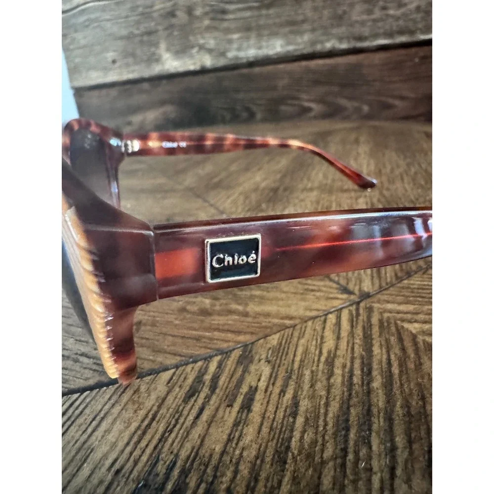 Authentic Vintage Chloé CL2247 C02 Tortoise Stripe Sunglasses - Glasses Only